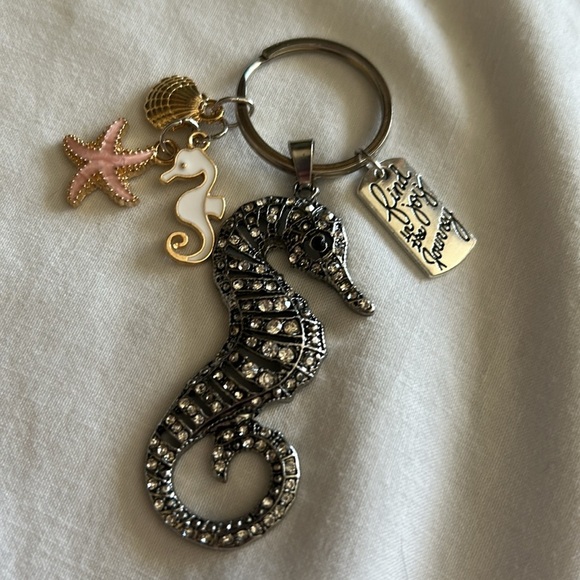 Silver‎ “Find Joy in the Journey” keychain - Picture 1 of 9